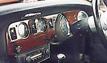 MG MIDGET WALNUT DASH KIT